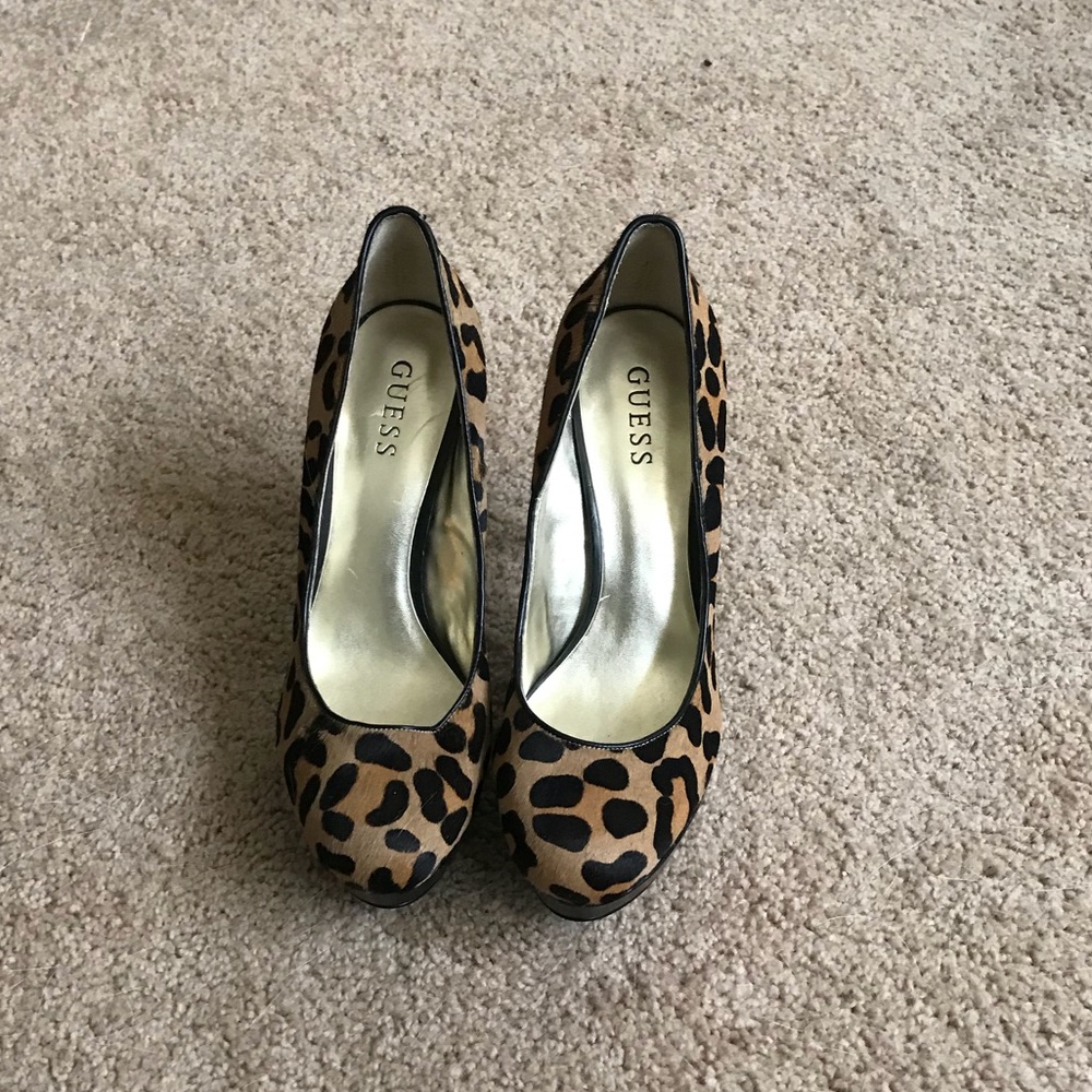 Guess Cheetah pumps size 40 ONLY TRIED IN STORE
